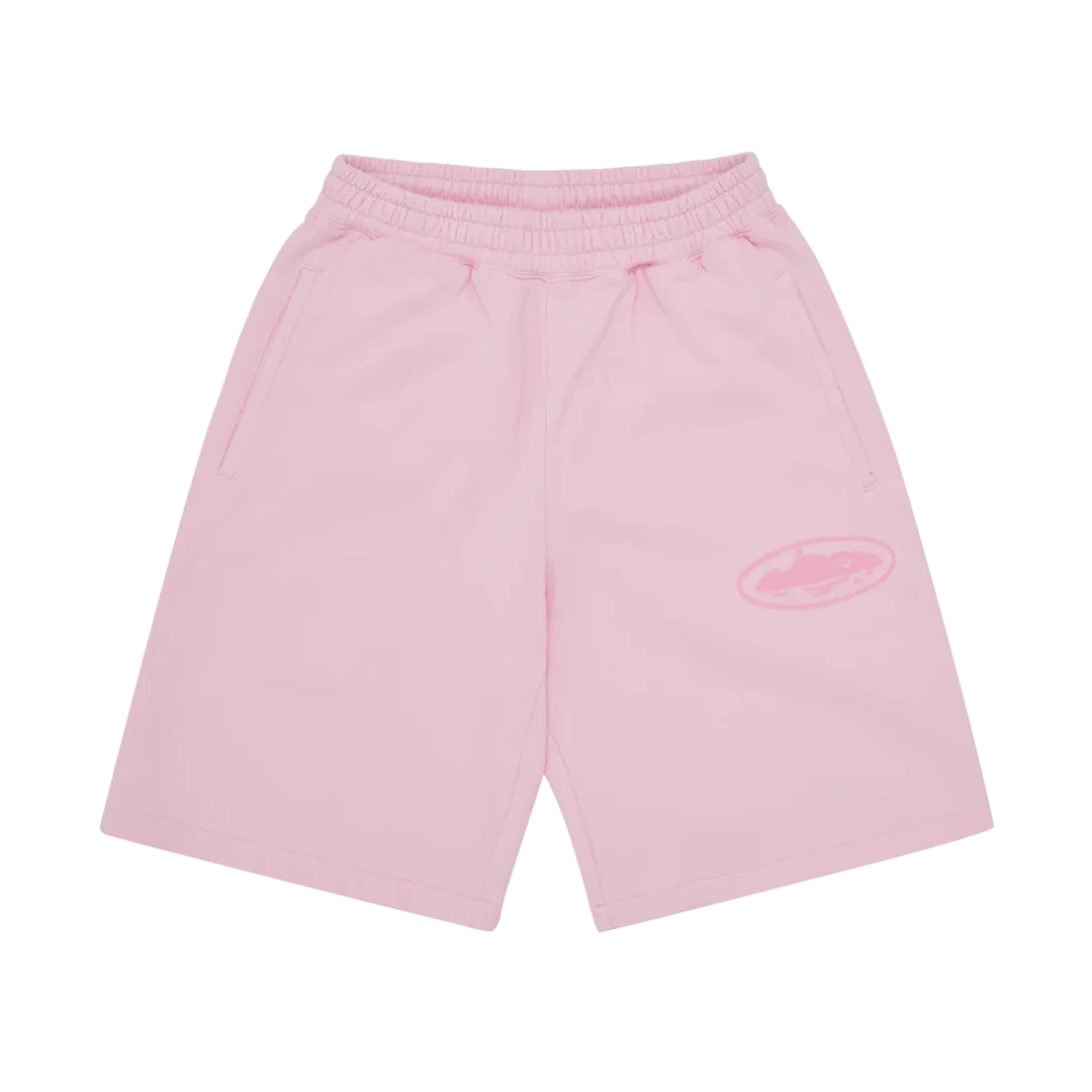 Corteiz Island Knockout Sweatshort Pink