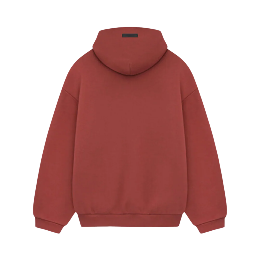 Fear of God Essentials Fleece Hoodie Crimson