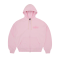 Corteiz Island Knockout Zip Hoodie Pink