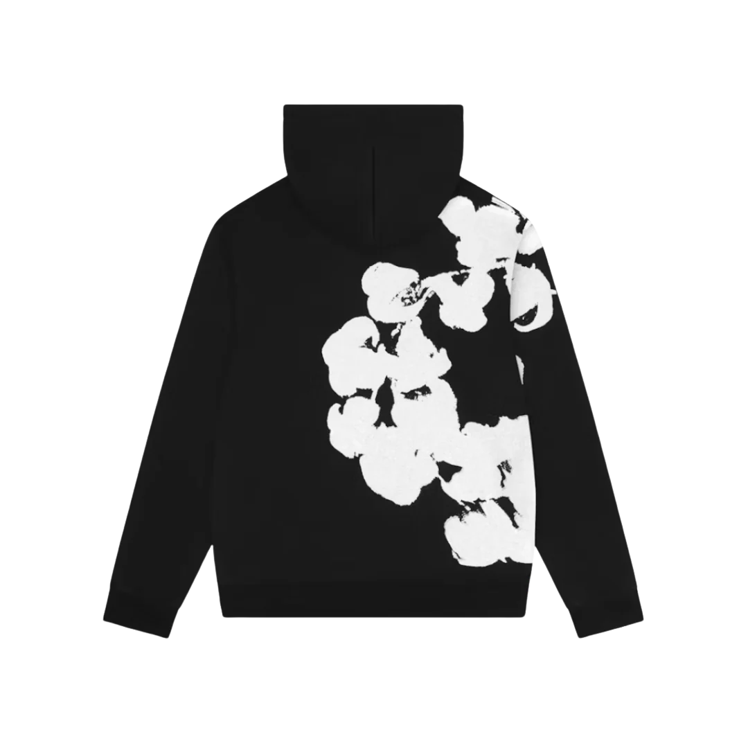 Denim Tears Big Cotton Wreath Sweatshirt Black