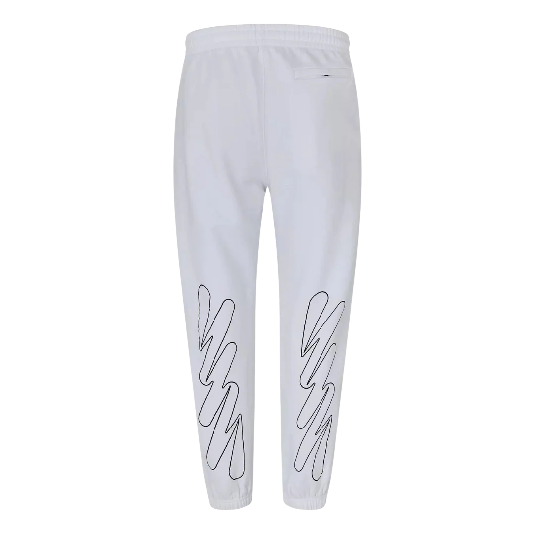 Off White - Wave Swap Logo Print Slim Fit Joggers