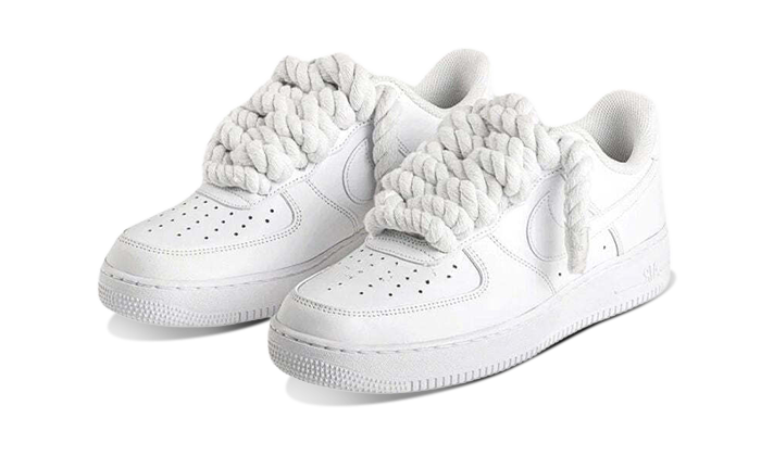 Air Force 1 White Rope White Laces