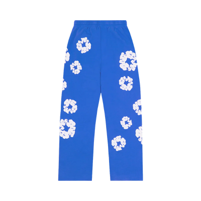 Denim Tears Cotton Wreath Baggy Blue Sweatpants