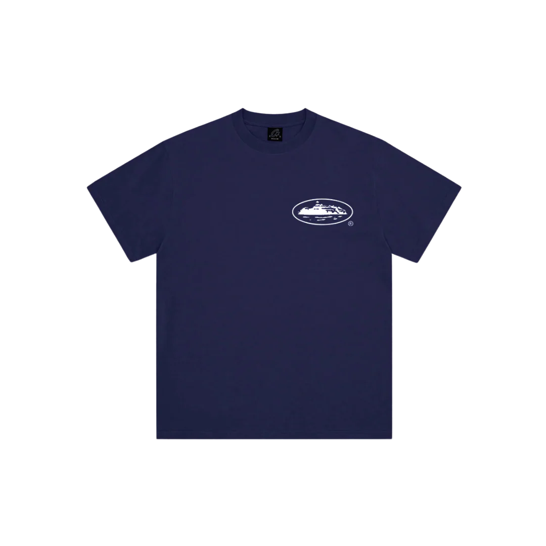 Corteiz Og Island Tee Navy