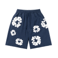 Denim Tears The Cotton Wreath Shorts Navy