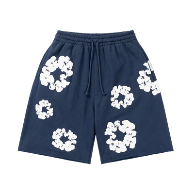Denim Tears The Cotton Wreath Shorts Navy