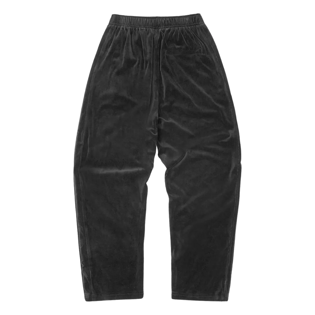 Corteiz VVS Velour Pants Triple Black