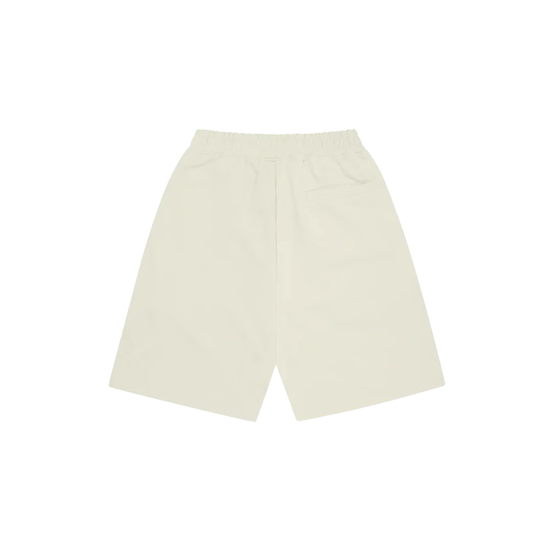 Corteiz Island Puff Print Sweatshort Off White
