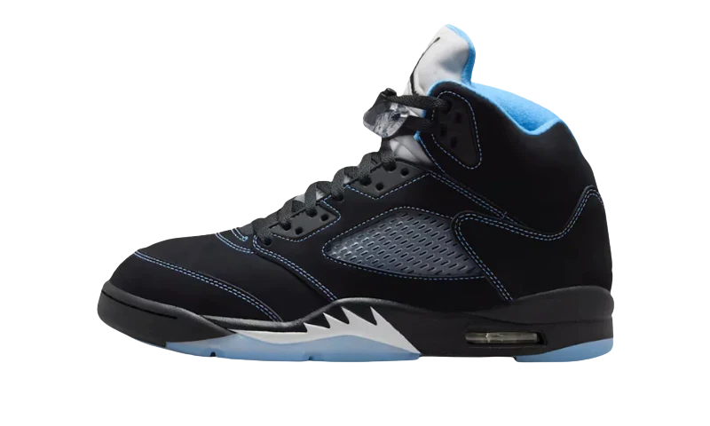 Air Jordan 5 Black University Blue