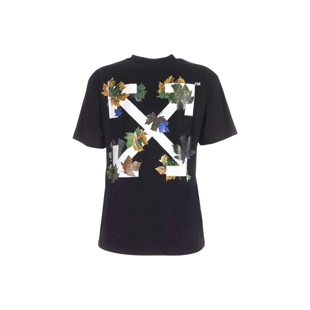 Off White - Leaves Arrow S/S T-Shirt Black
