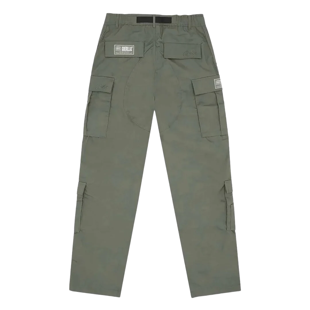Corteiz Guerillaz Cargo Pants Tonal Khaki