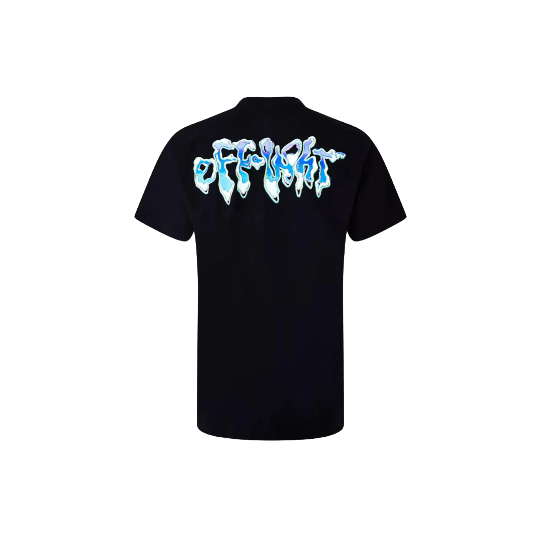 Off White - 90's Liquid Oversized T-Shirt Black