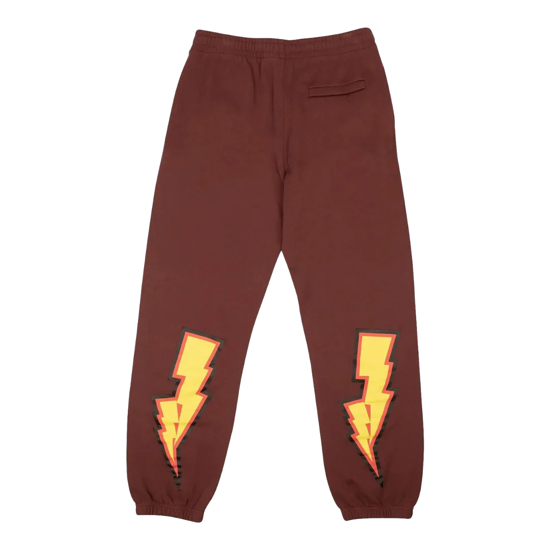 Off White - Thunder Stable Slim Sweatpant 'Barolo/Yellow'