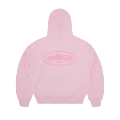 Corteiz Island Knockout Zip Hoodie Pink