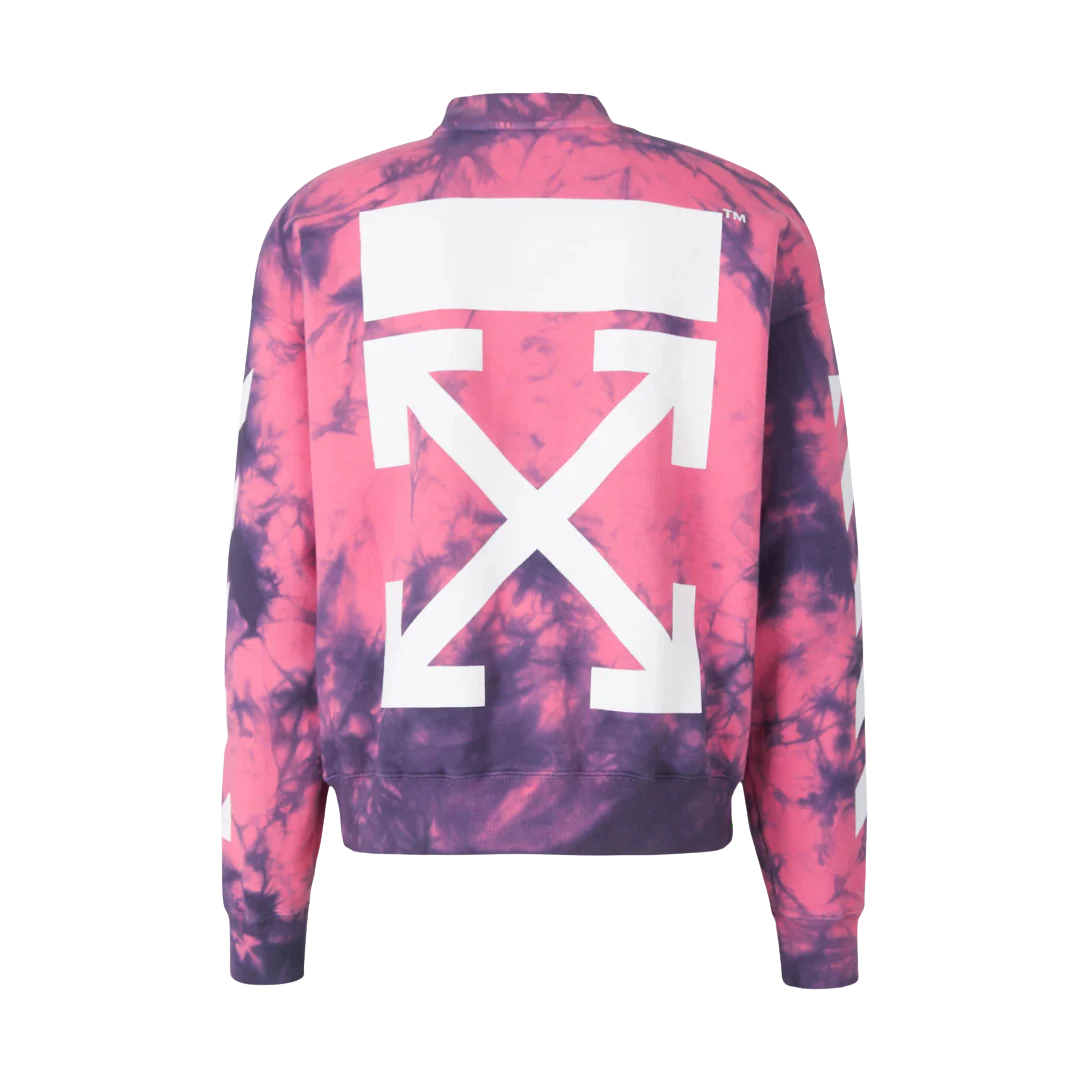 Off White - Diag Tie Dye Sweatshirt
