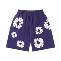 Denim Tears The Cotton Wreath Shorts Purple