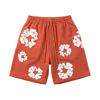 Denim Tears The Cotton Wreath Shorts Orange