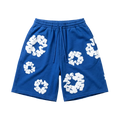 Denim Tears The Cotton Wreath Shorts Royal Blue