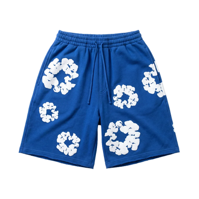 Denim Tears The Cotton Wreath Shorts Royal Blue