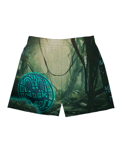 24SIETEBRAND - JUNGLE MESH SHORTS