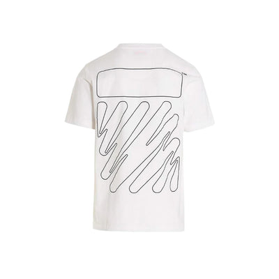 Off White - Wave Outline T-Shirts White