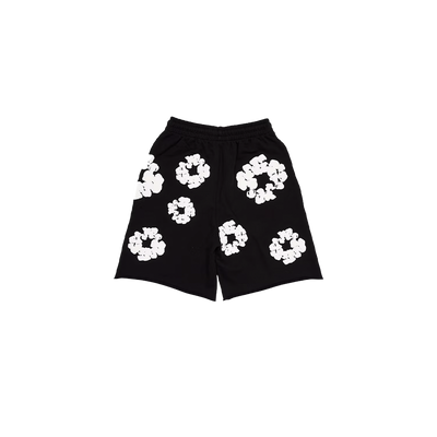 Denim Tears The Cotton Wreath Shorts Black