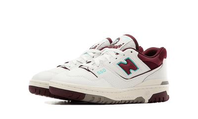 New Balance 550 White Burgundy